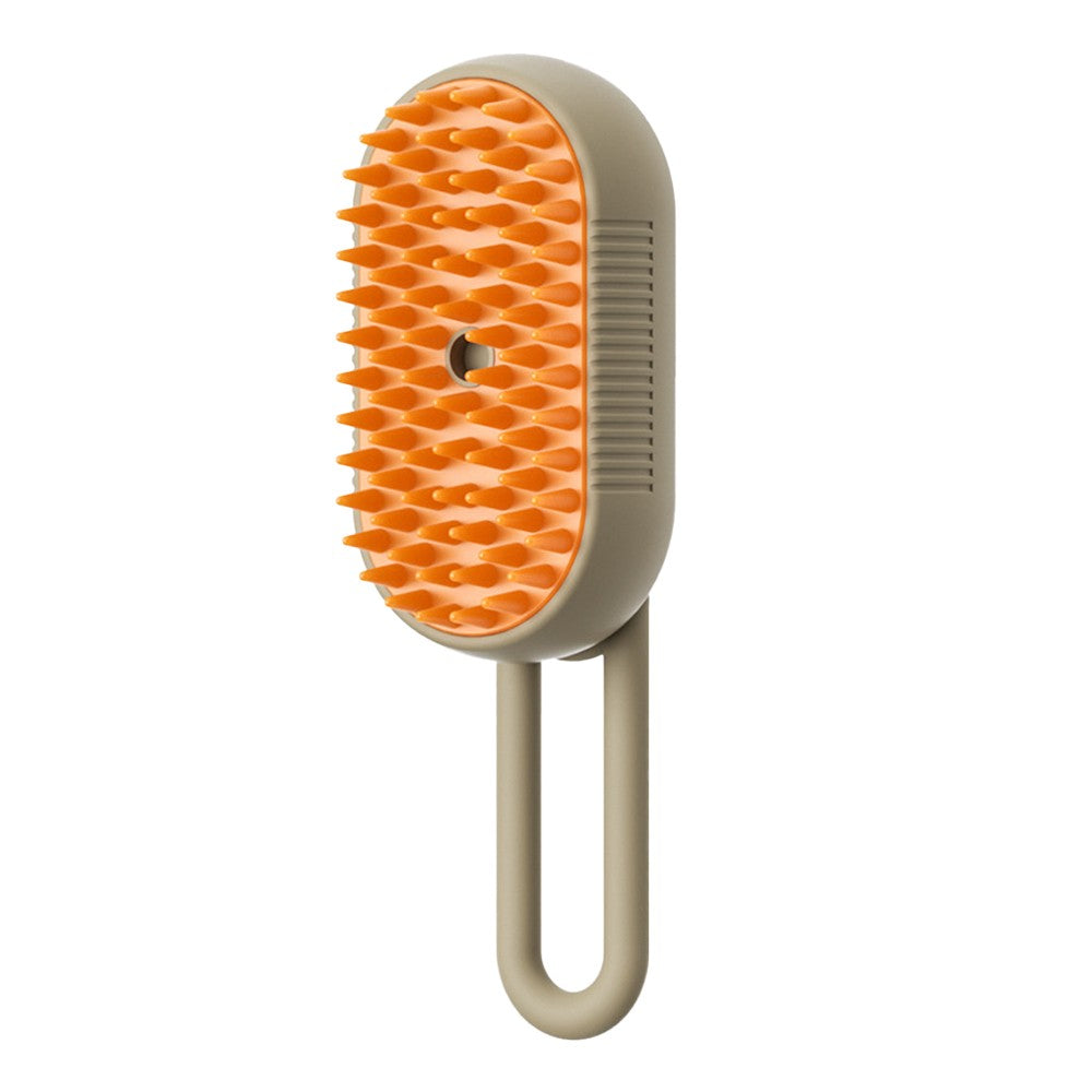 Pet Spray Massage Comb Dog Cat Hair Brush - Khaki