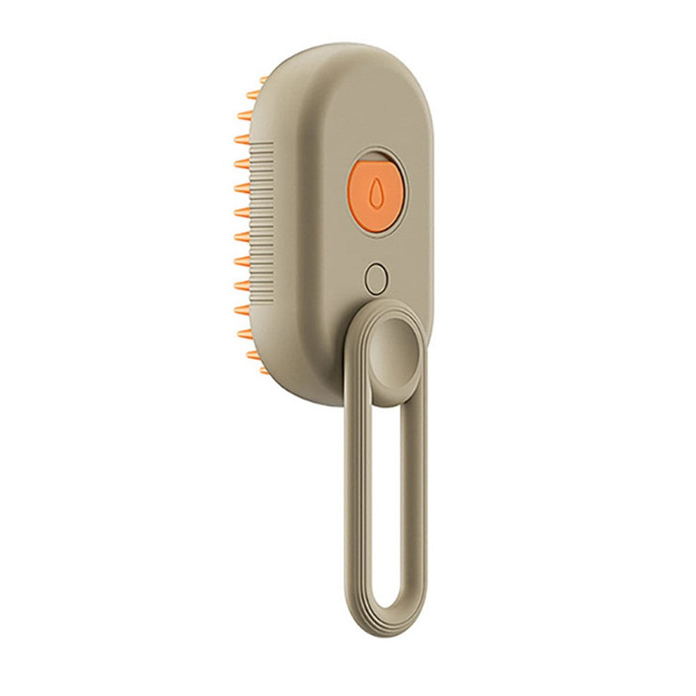 Pet Spray Massage Comb Dog Cat Hair Brush - Khaki