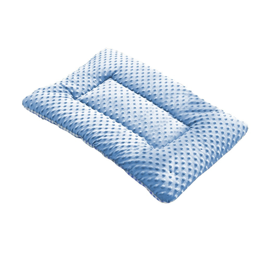 53x40cm Double-Sided Pet Bed Mat Sensory Pet Mat Pet Nest Pad - Blue