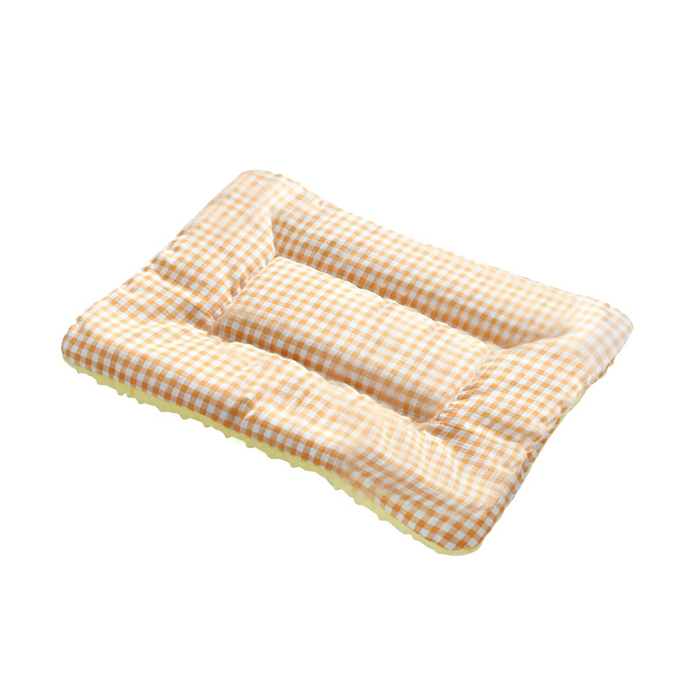 43x30cm Double-Sided Pet Bed Mat Sensory Pet Mat Pet Nest Pad - Orange