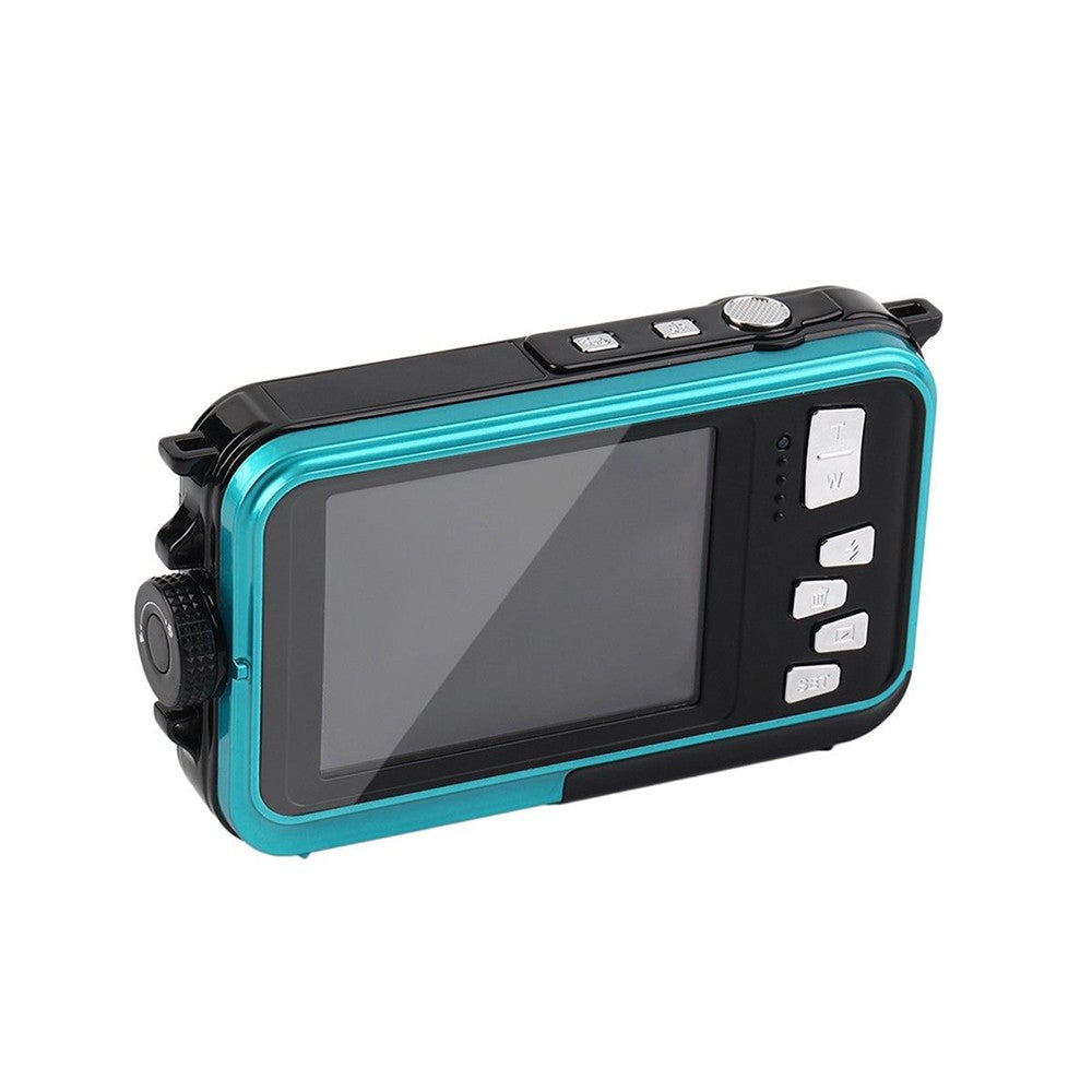 2400W Pixel Waterproof Digital Camera Underwater Snorkeling Camera - Blue