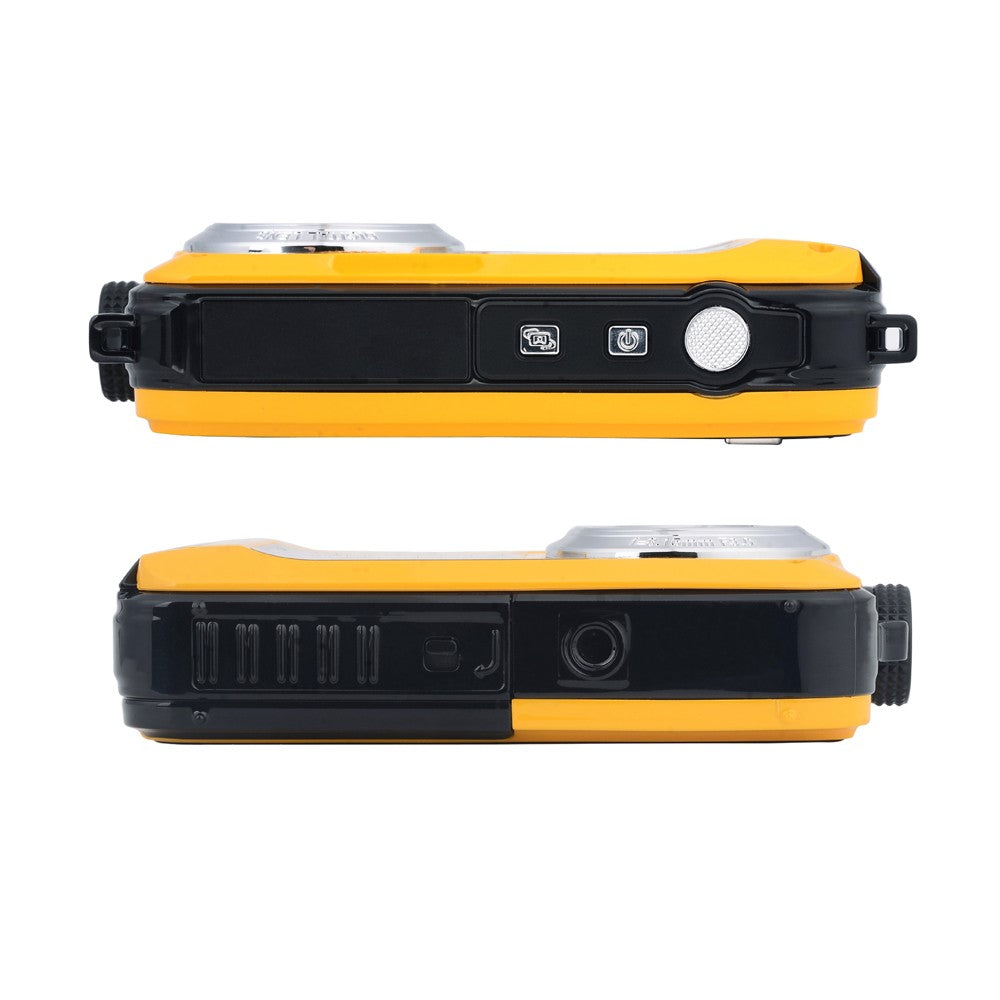 2400W Pixel Waterproof Digital Camera Underwater Snorkeling Camera - Yellow