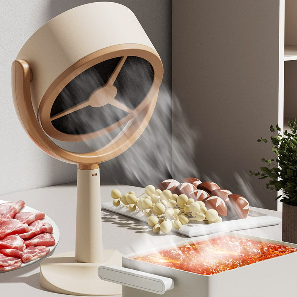 Q8 Desktop Range Hood USB Rechargeable Portable Cooker Hood for BBQ Hot Pot