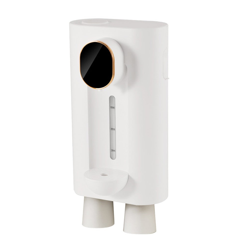 Automatic Mouthwash Dispenser with 2 Magnetic Cups - White