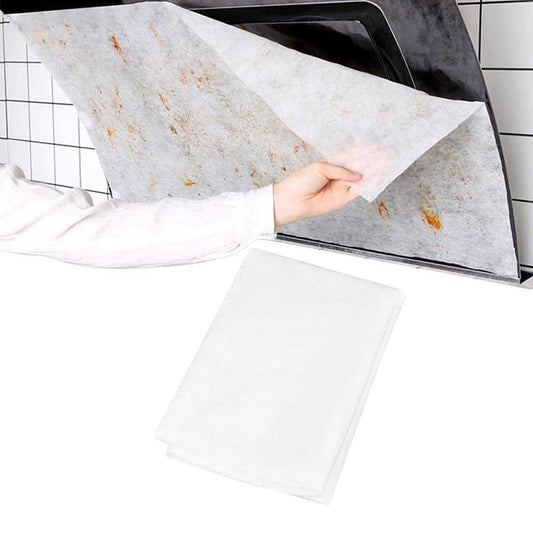 4 Packs of Range Hood Filter Paper Replacement Non-woven Grease Filters Sheets
