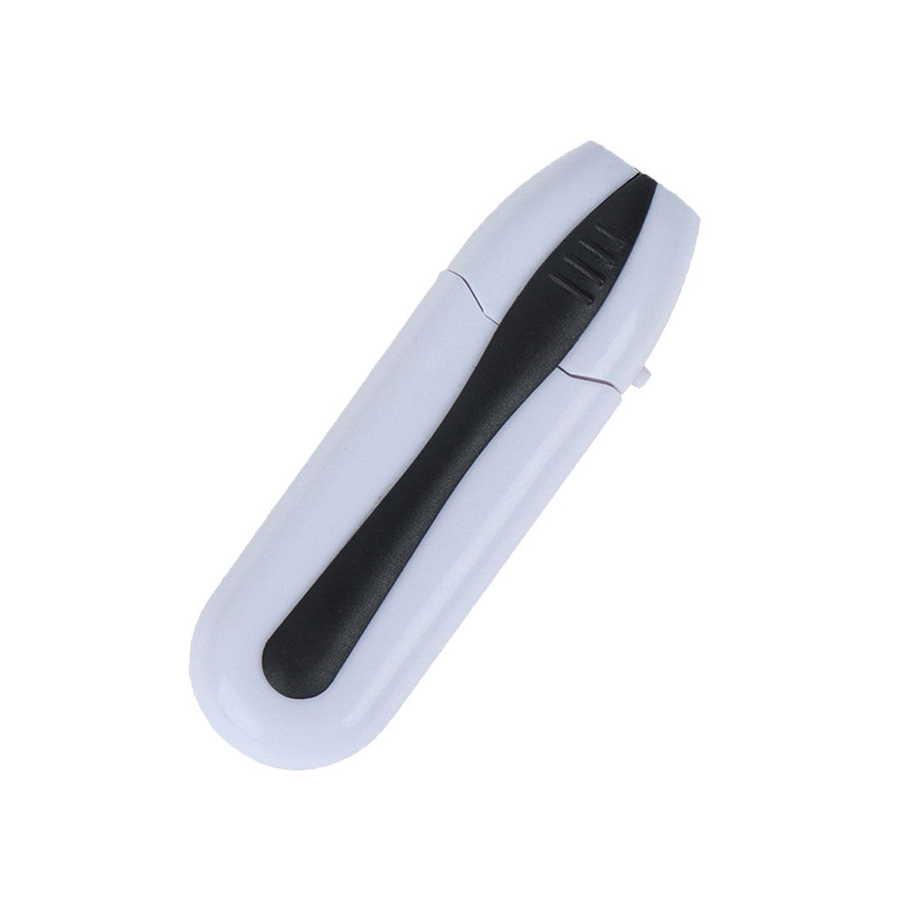 Portable Eye Glasses Cleaner Dual-Head Eyeglasses Lens Cleaning Brush - White