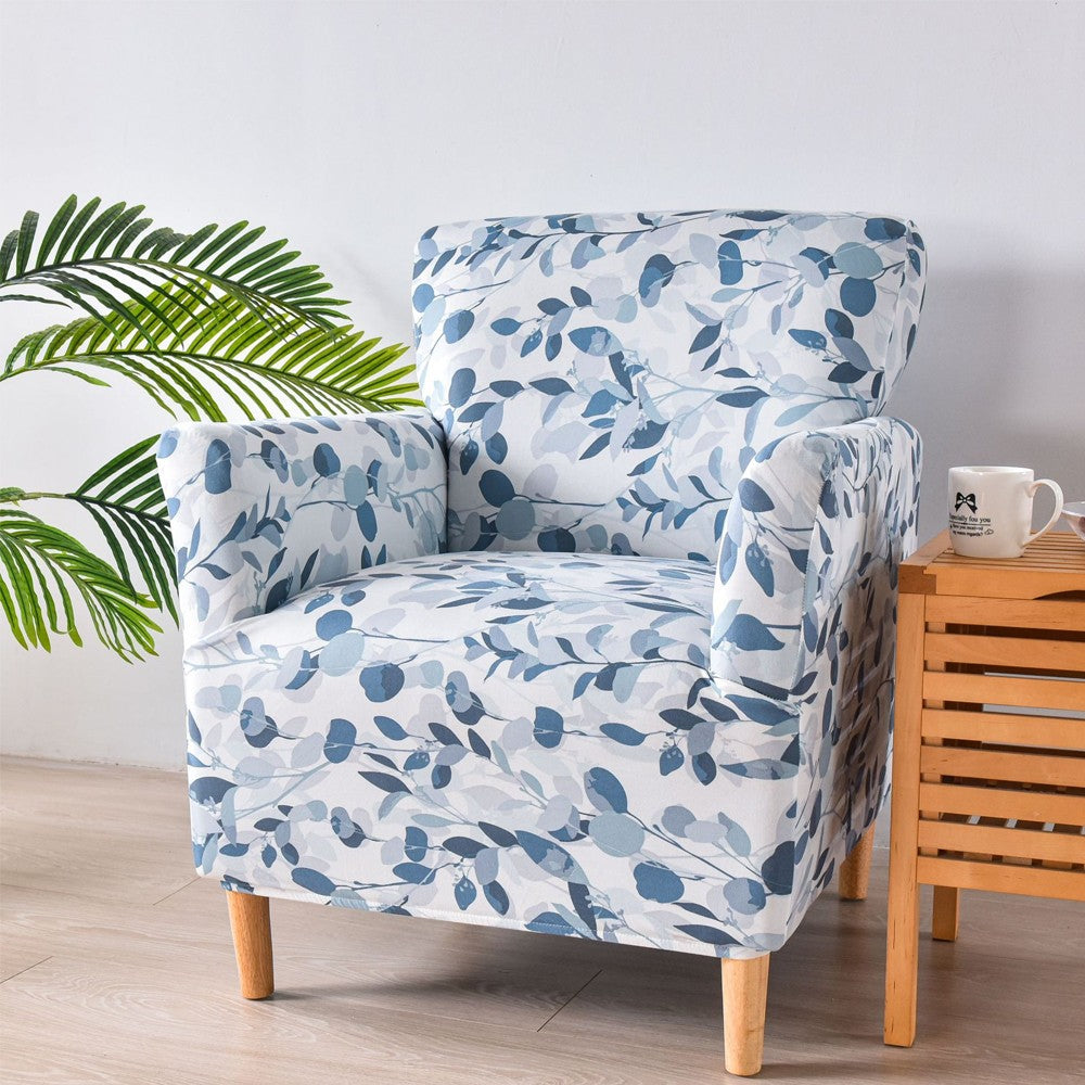 Stretch Armchair Cover Printed Single Sofa Chair Slipcovers Protector - Style 2