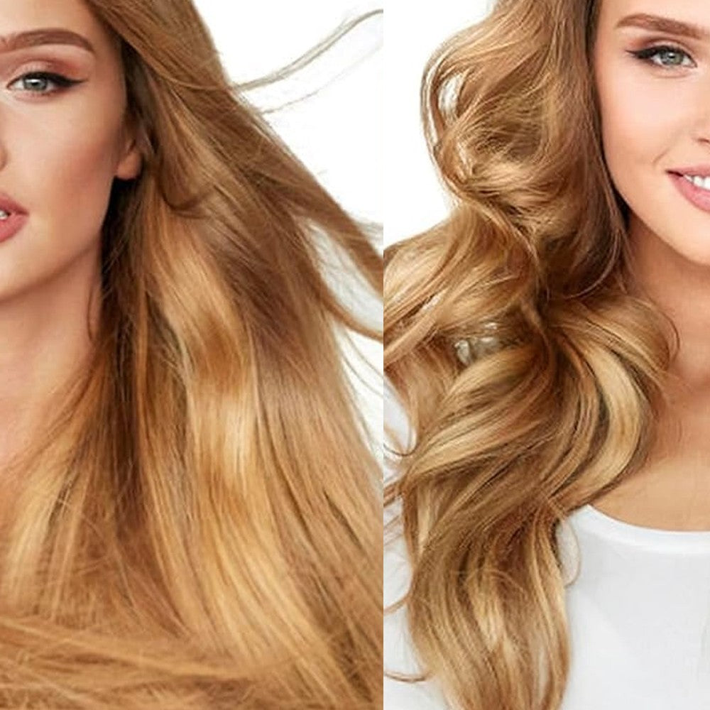 1.6M Heatless Hair Curling Rod Set Long Hair No Heat Curls Headband - Champagne