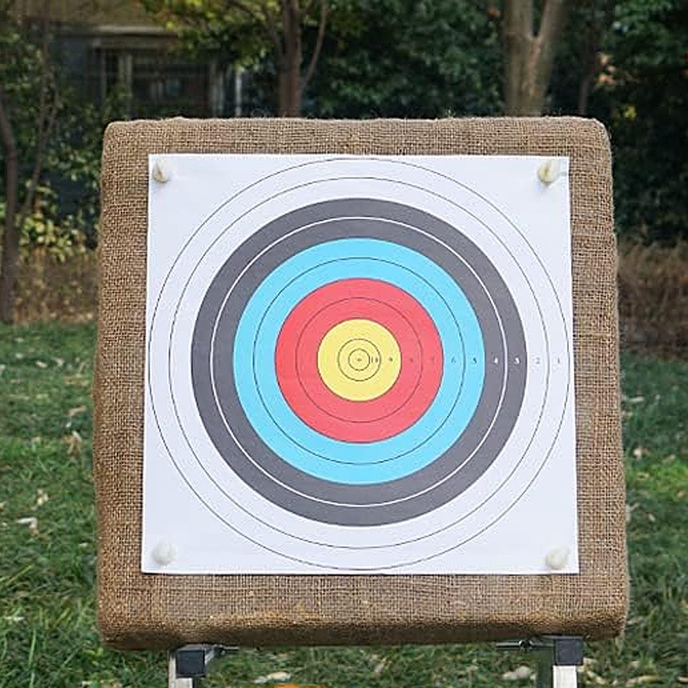 30Pcs 10-ring Archery Target Papers Bow Arrow Target Practice Accessories