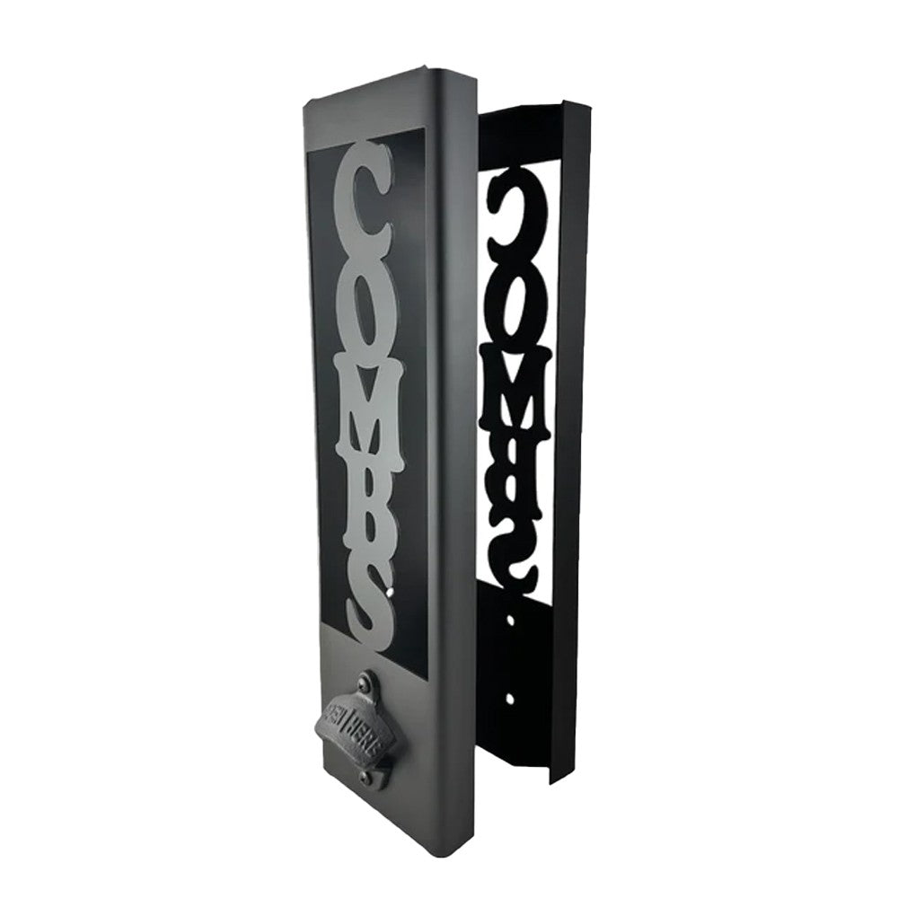 2-in-1 Wall Mounted Can Cooler Holder with Bottle Opener - Style 2