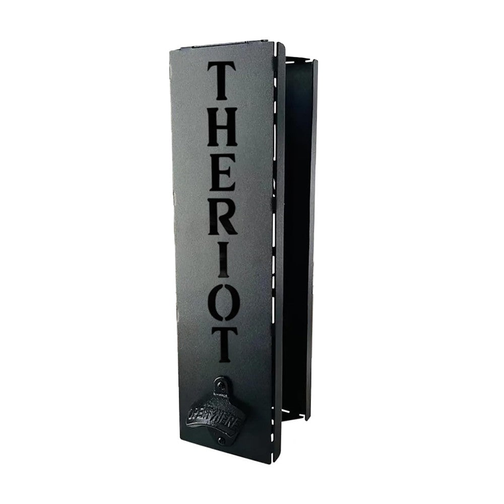 2-in-1 Wall Mounted Can Cooler Holder with Bottle Opener - Style 3