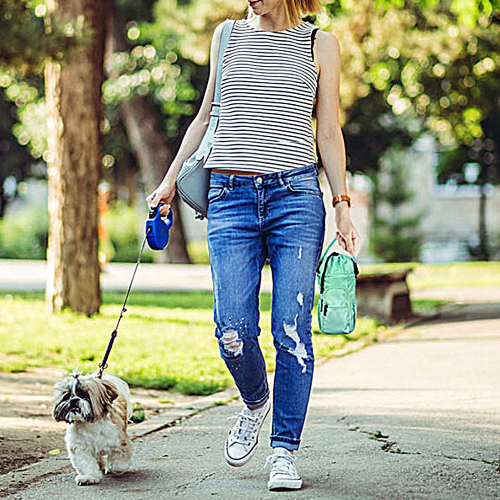 Water Bottle Carrier Bag Water Bottle Holder Sling Bag with Strap - Green