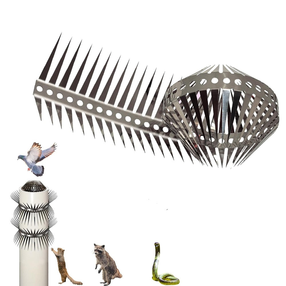 1Pc Stainless Steel Bird Spikes Trimmable Bird Repellent Bird Deterrent Kit