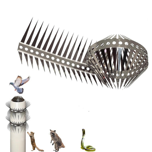 1Pc Stainless Steel Bird Spikes Trimmable Bird Repellent Bird Deterrent Kit