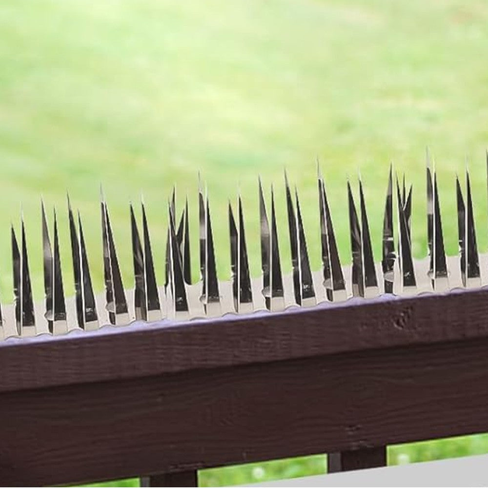 1Pc Stainless Steel Bird Spikes Trimmable Bird Repellent Bird Deterrent Kit