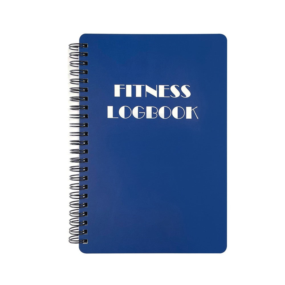 1Pc A5 Fitness Journal Training Log Book Workout Log Gym Notebook - Blue