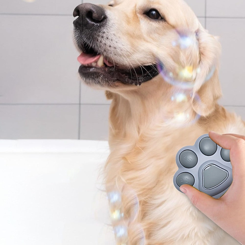 Spray Cat Hair Brush Pet Massage Comb USB Rechargeable with UV Light - Grey