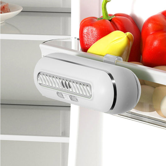 USB Rechargeable Refrigerator Deodorizer Shoe Cabinet Odor Eliminator - White
