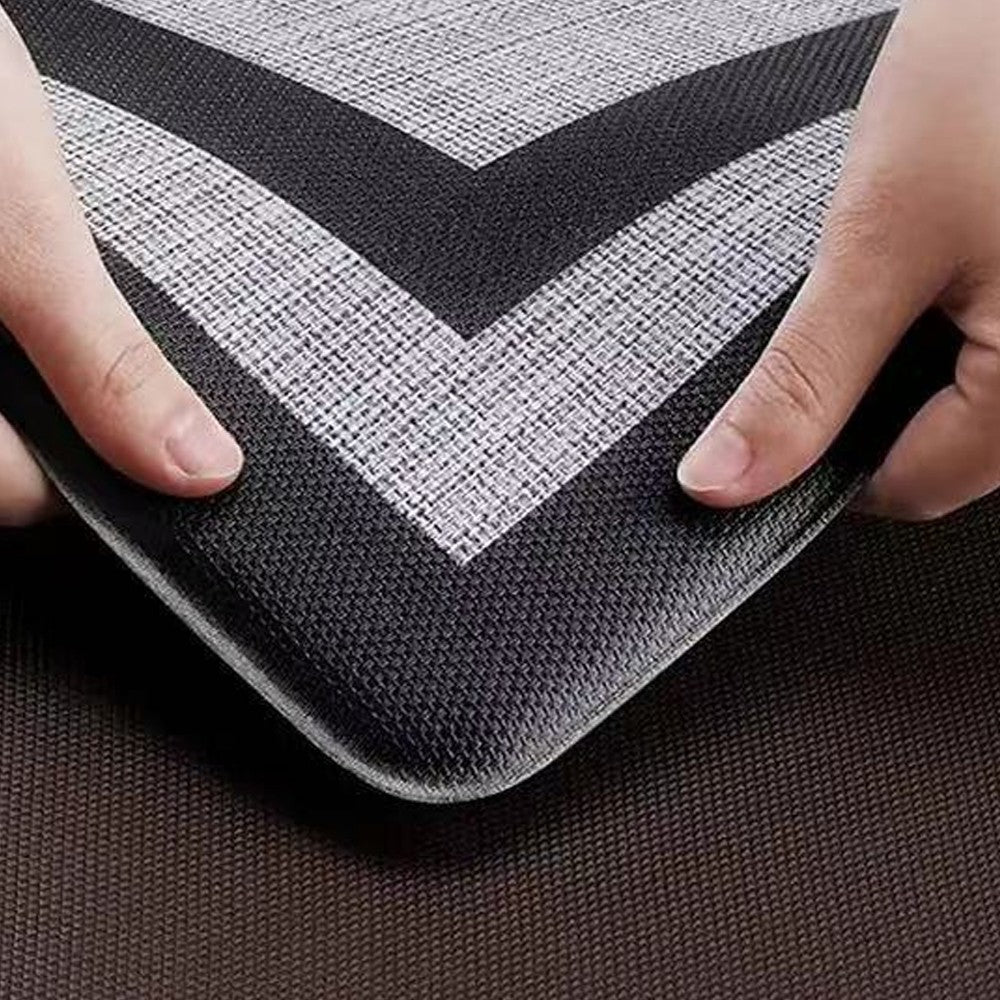 120x45cm Kitchen Floor Mat 5mm Cushioned Anti-Fatigue Standing Mat - Black