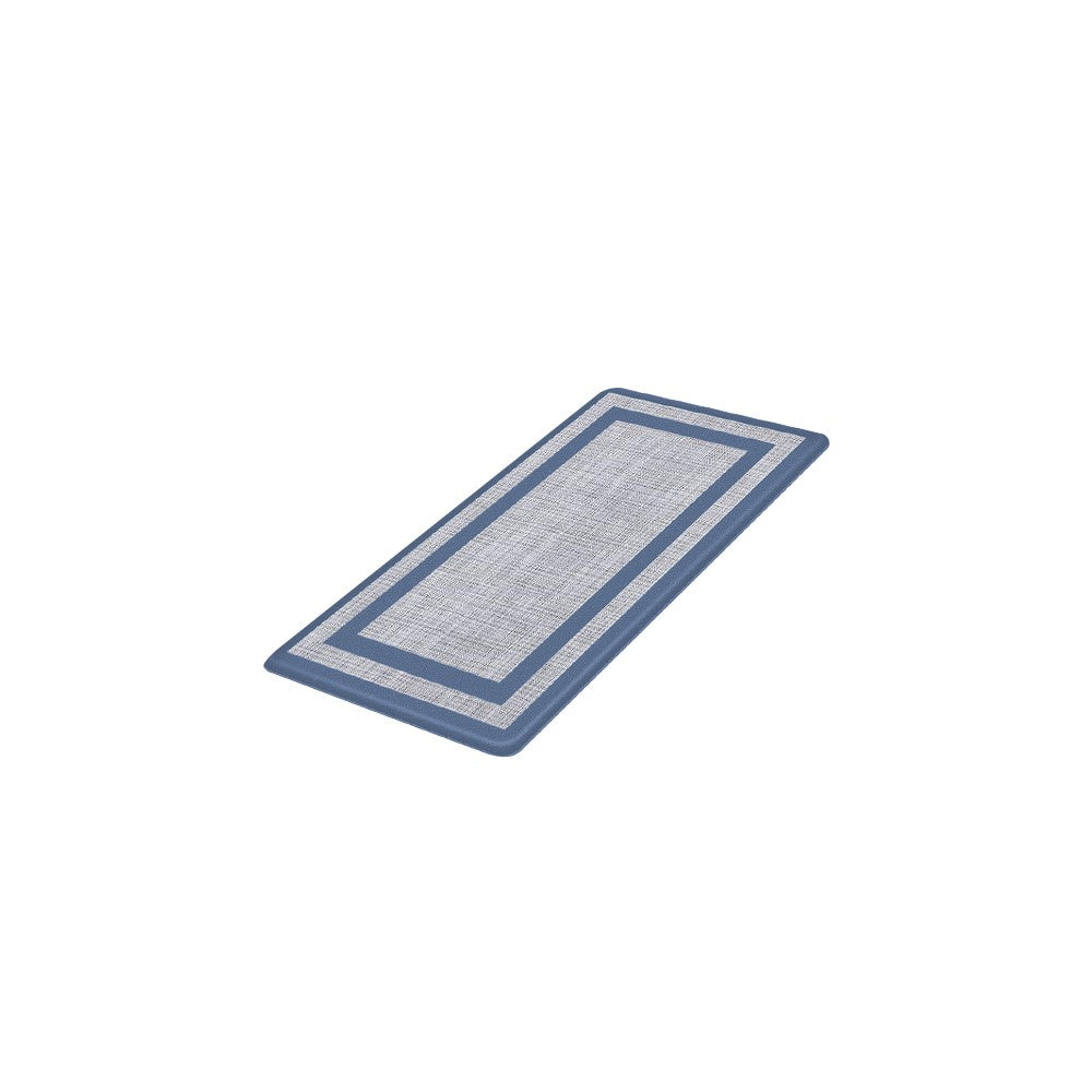 75x45cm Kitchen Floor Mat 5mm Cushioned Anti-Fatigue Standing Mat - Blue