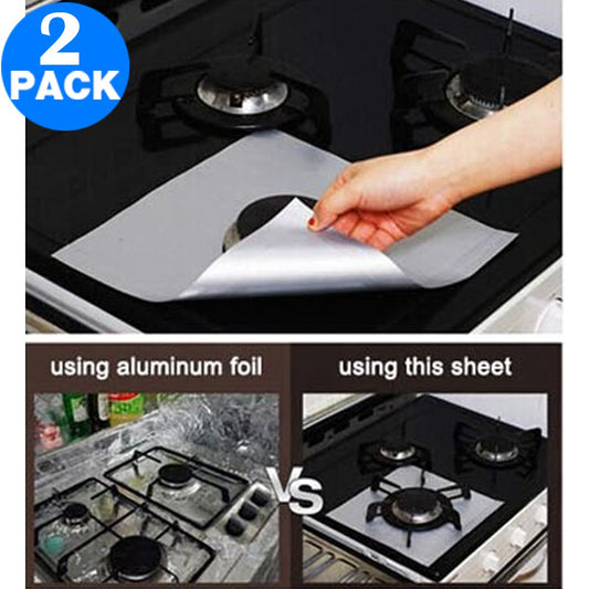 8Pcs Reusable Gas Stovetop Protectors Keep Your Gas Stove Clean and No More Mess