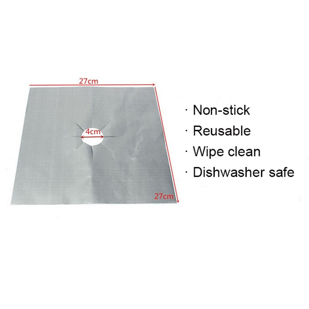 8Pcs Reusable Gas Stovetop Protectors Keep Your Gas Stove Clean and No More Mess
