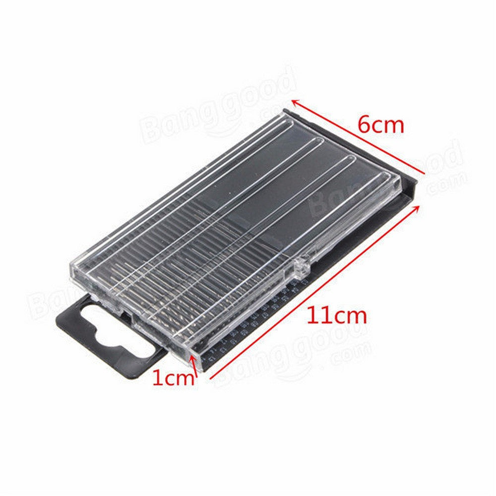 20pcs 0.3-1.6mm Micro Mini Hand Drill Bits