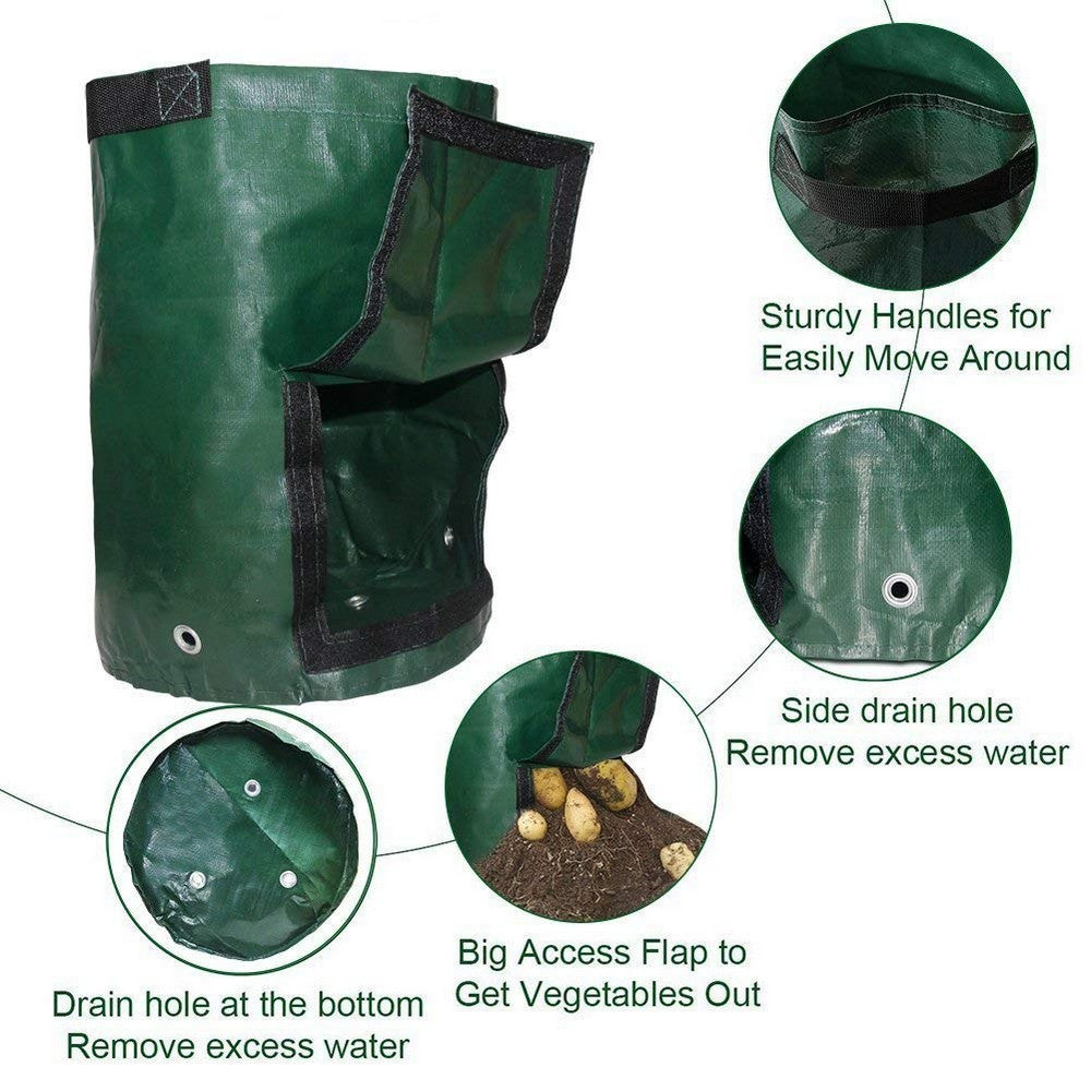4X 50L Potato Planter Bags