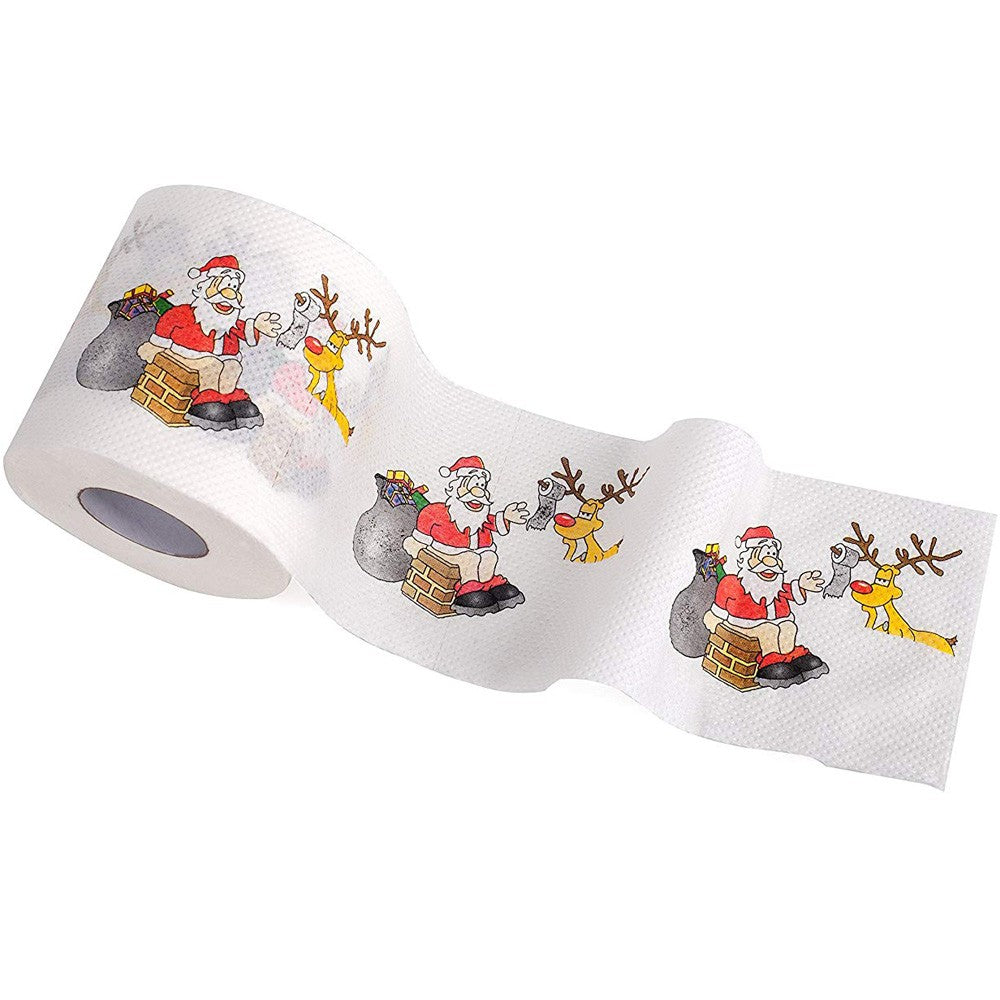 10 Pack Creative Style Christmas Toilet Paper A+B