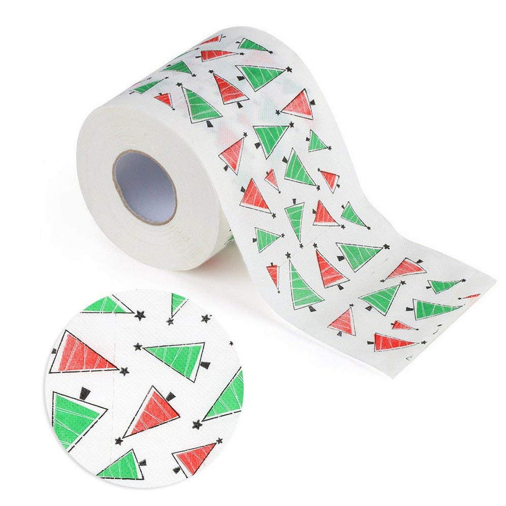 10 Pack Creative Style Christmas Toilet Paper A+B
