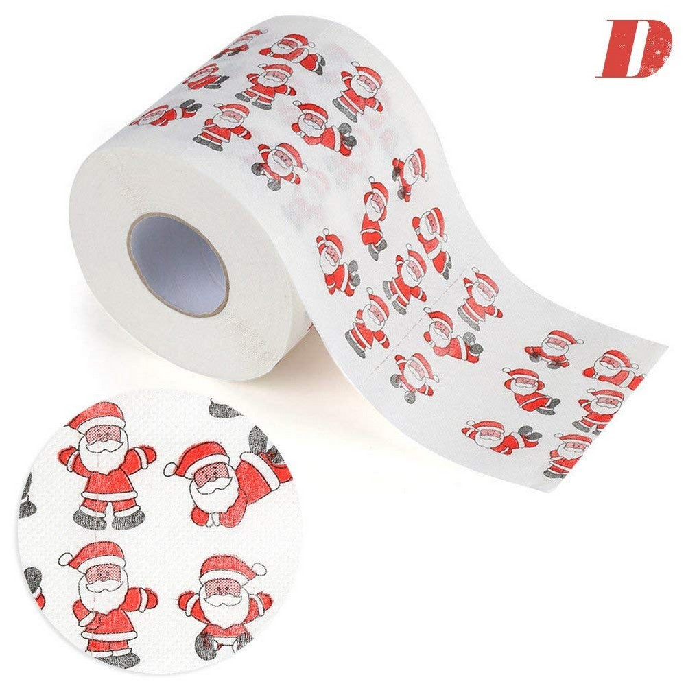 10 Pack Creative Style Christmas Toilet Paper C+D