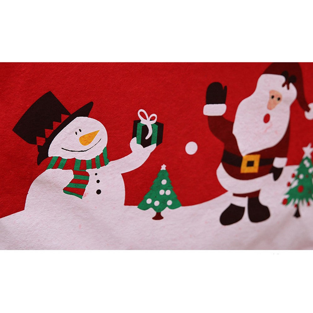 2 X Christmas Red Hat Chair Covers