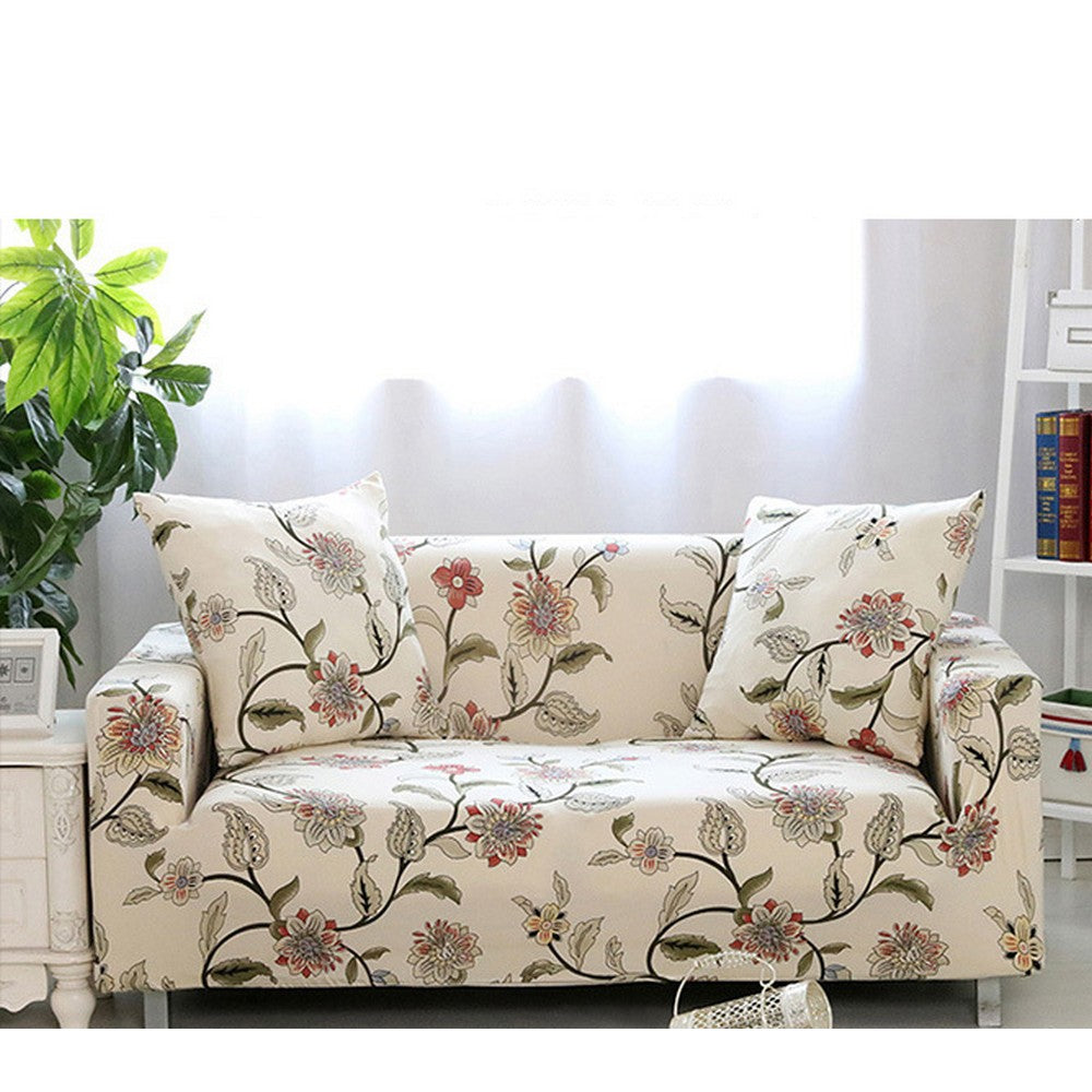 Printed Sofa Cover Elastic Sofa Cover Soft Sofa Cover Stretch Slipcover Sofa Protector Cover Style 1 for 4 Seater Sofa