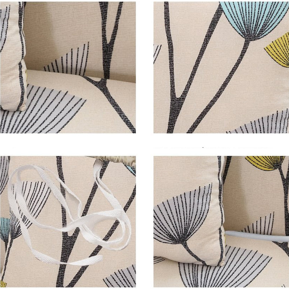 Printed Sofa Cover Elastic Sofa Cover Soft Sofa Cover Stretch Slipcover Sofa Protector Cover Style 2 for 1 Seater Sofa