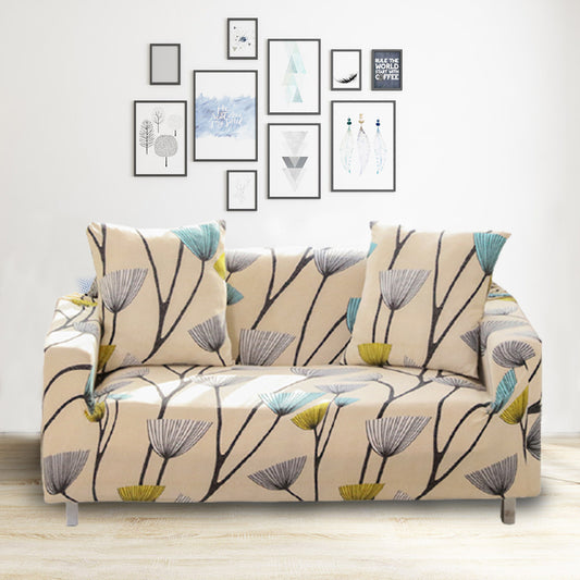 Printed Sofa Cover Elastic Sofa Cover Soft Sofa Cover Stretch Slipcover Sofa Protector Cover Style 2 for 4 Seater Sofa