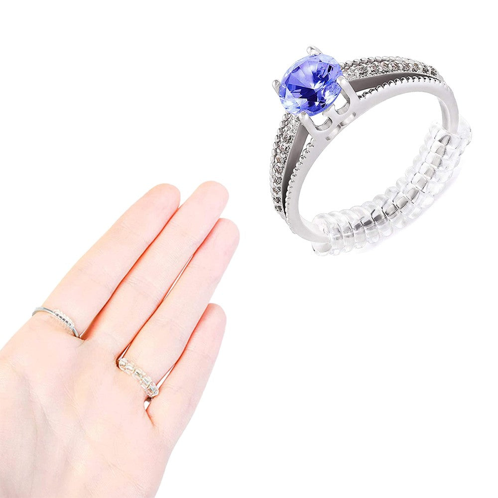 8-Piece Invisible Ring Size Adjusters - 4 Styles