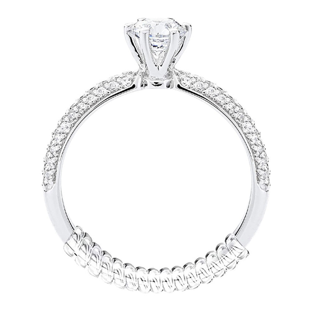 8-Piece Invisible Ring Size Adjusters - 4 Styles