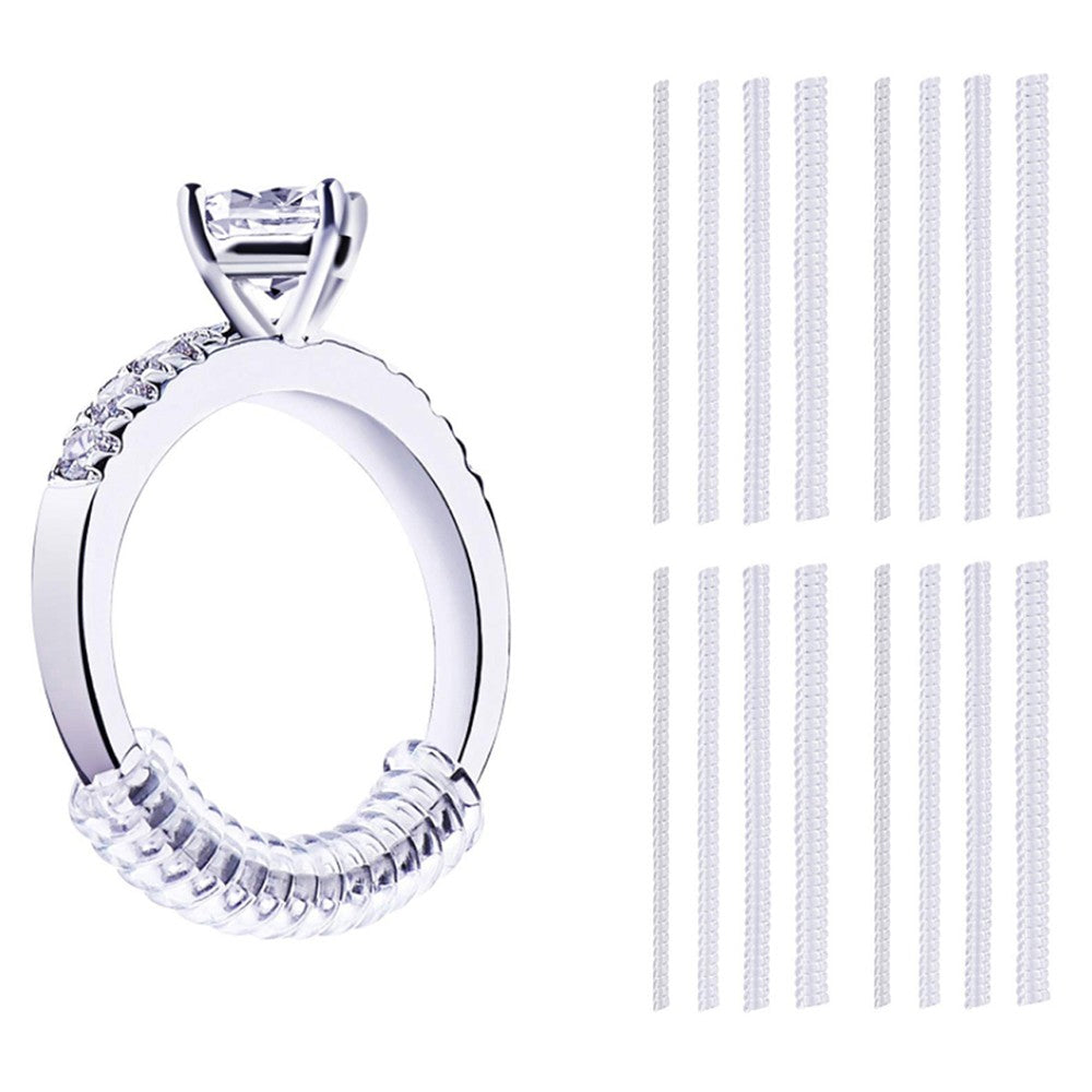 16-Piece Invisible Ring Size Adjusters - 4 Styles