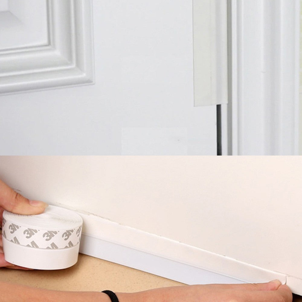 2 Pack 25mmx1m Draft Strips Door Draft Stopper Under Door Seal for Soundproof