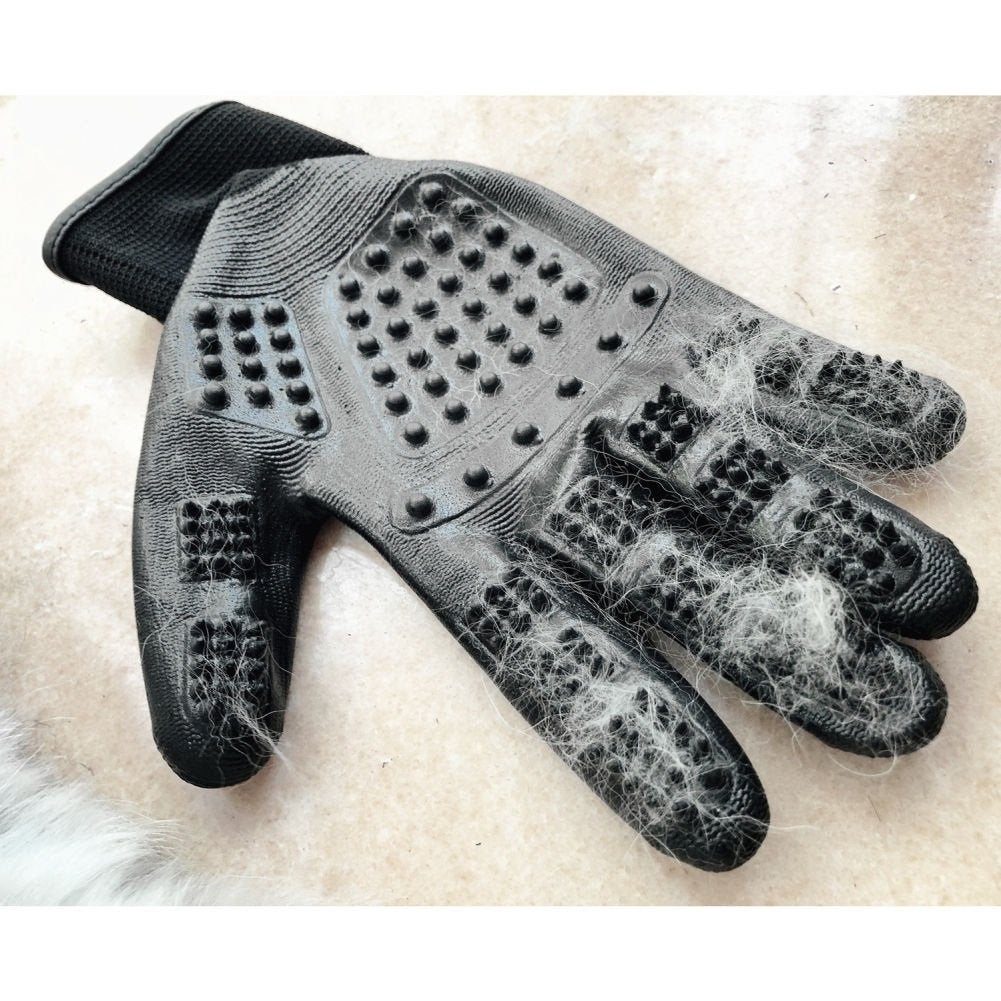 2 Pairs of Massaging Grooming Gloves
