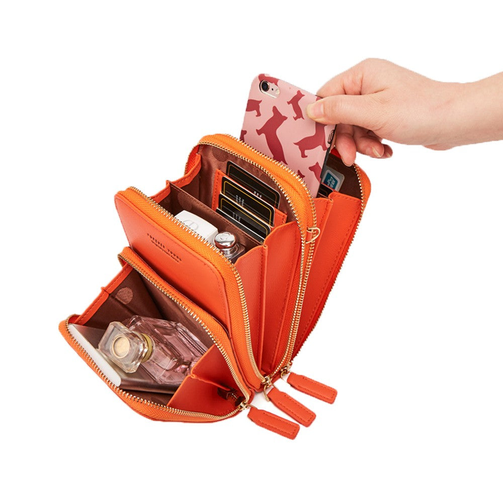 Multi Compartments Crossbody