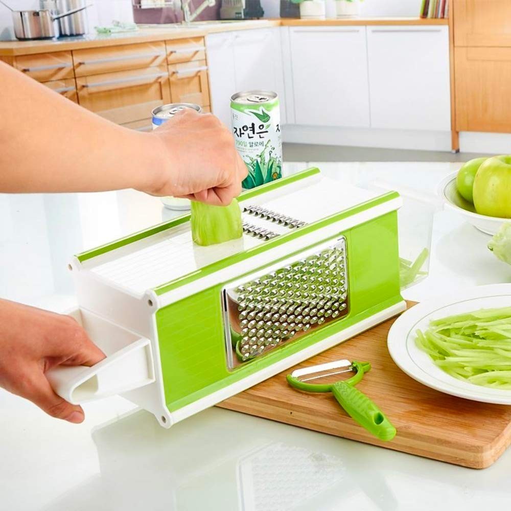 5 in 1 Vegetable Slicer 4 Sided Kitchen Grater Box