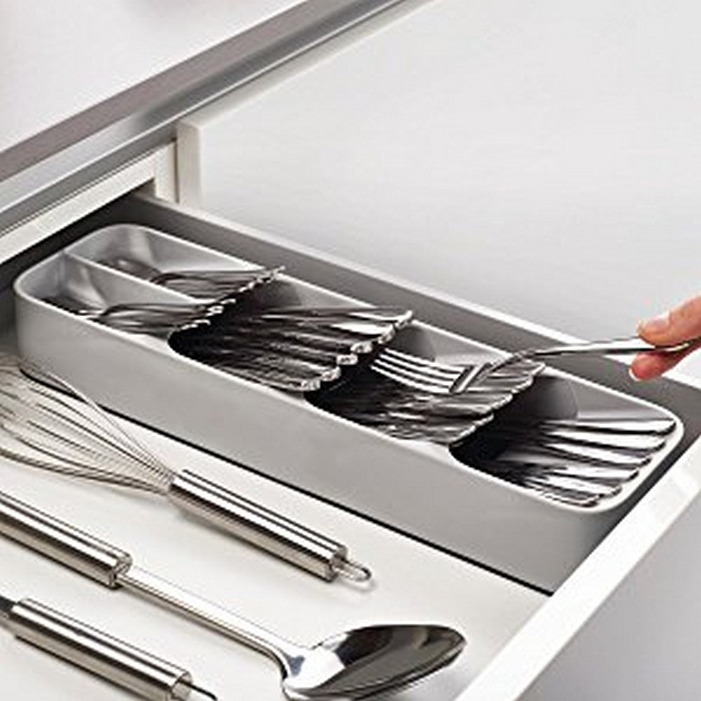 2 Pack Kitchen Drawer Cutlery Organizers