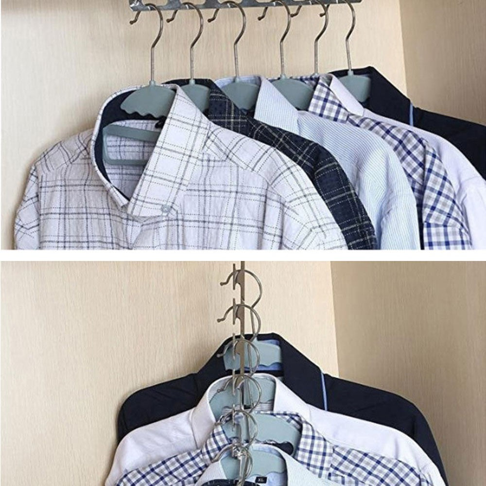 6 X Closet Saver 360 Swivel Hangers