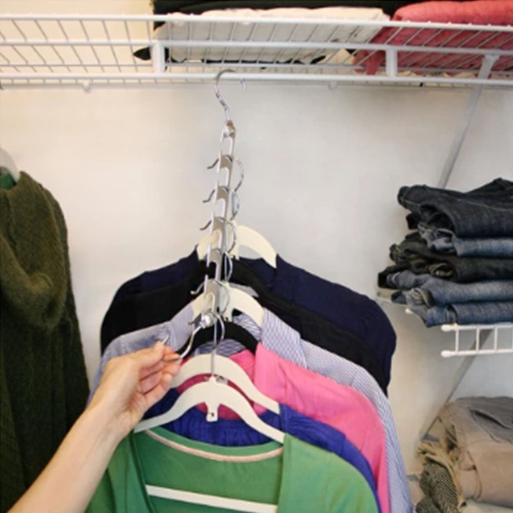 6 X Closet Saver 360 Swivel Hangers
