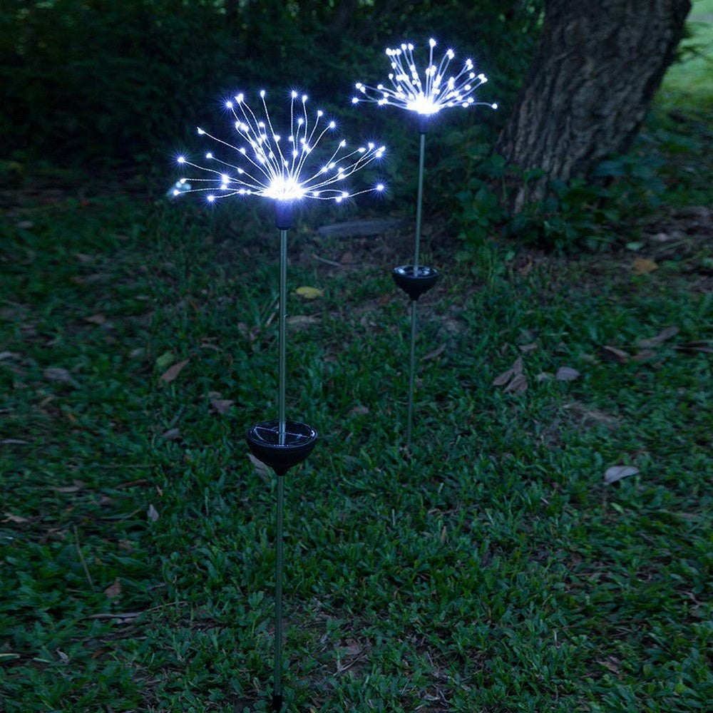4 X DIY Solar Powered LED Garden Decorative Lights White