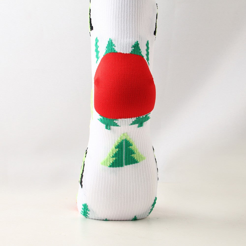 6 Pairs Christmas Compression Socks Style 2 S M