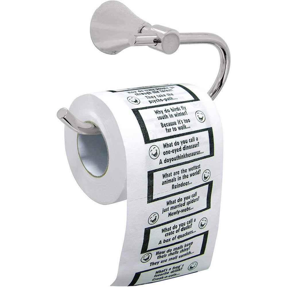 5 X Christmas Creative Joke Printed Toilet Paper Rolls