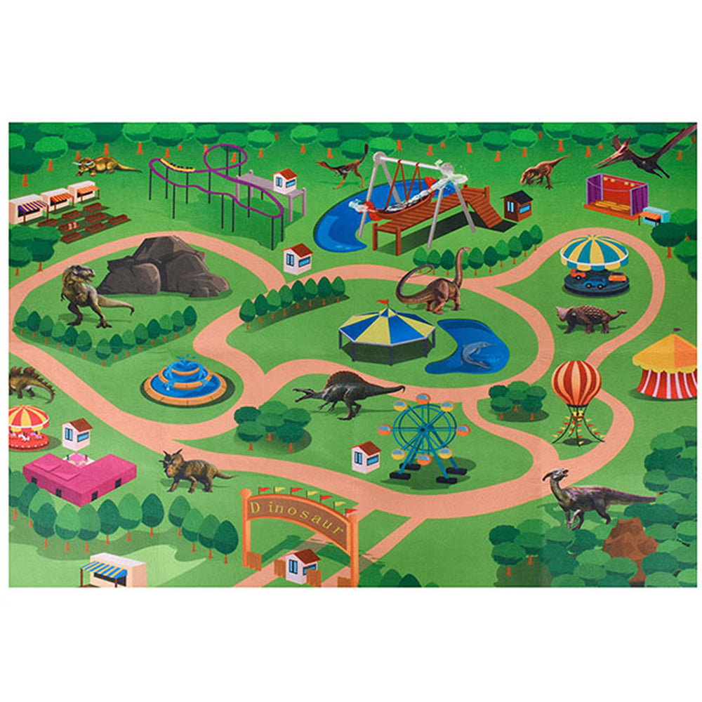 Kids Dinosaur Toys Set Dinosaur Playmat 9 Dinosaurs Models Playing Mat