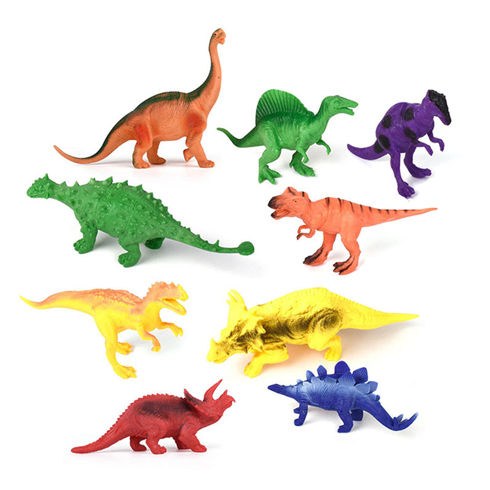 Kids Dinosaur Toys Set Dinosaur Playmat 9 Dinosaurs Models Playing Mat